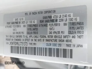 2020 Mazda CX-5 Grand Touring with VIN JM3KFBDM5L0731373, listed as a IAAI auction lot 41900567 with 31,268 mi miles and . Bid and sale history available at DreamBid. Image 9.