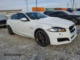 2015 Jaguar XF V6 Portfolio with VIN SAJWJ0FF5F8U62617, listed as a Copart auction lot 42357575 with 59,924 mi miles and Salvage Title. Bid and sale history available at carsss.com. Image 4.