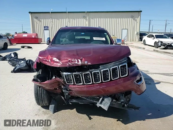 2020 Jeep Grand Cherokee Limited with VIN 1C4RJEBG5LC344910, listed as a Copart auction lot 43930605 with 68,813 mi miles and Salvage Title. Bid and sale history available at carsss.com. Image 17.