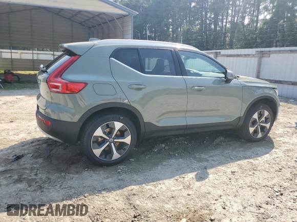 2025 Volvo XC40 Plus Bright Theme with VIN YV4L12UE9S2601455, listed as a Copart auction lot 60730115 with 1,344 mi miles and Non repairable. Bid and sale history available at DreamBid. Image 3.