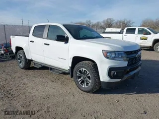 2021 Chevrolet Colorado 4WD Z71 with VIN 1GCGTDEN3M1234781, listed as a IAAI auction lot 41086044 with 45,010 mi miles. Bid and sale history available at carsss.com. Image 1.