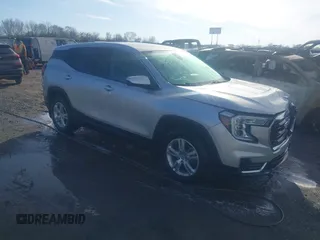 2022 GMC Terrain SLE z VIN 3GKALMEV0NL190467, wystawiony jako IAAI lot #41608547 z przebiegiem 54 926 mil mil oraz . Historia ofert i sprzedaży dostępna na DreamBid. Obrazek 1.
