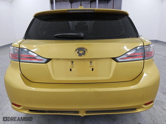 2012 Lexus CT 200h with VIN JTHKD5BH2C2064352, listed as a Copart auction lot 50313085 with 0 mi miles and Clean Title. Bid and sale history available at carsss.com. Image 6.