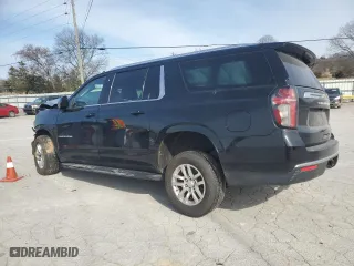 2022 Chevrolet Suburban LT with VIN 1GNSKCKD8NR242551, listed as a Copart auction lot 45943075 with 0 mi miles and Salvage Title. Bid and sale history available at carsss.com. Image 2.