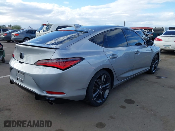2023 Acura Integra w/A-Spec Package with VIN 19UDE4H30PA024622, listed as a IAAI auction lot 41772683 with 25,131 mi miles and . Bid and sale history available at DreamBid. Image 4.