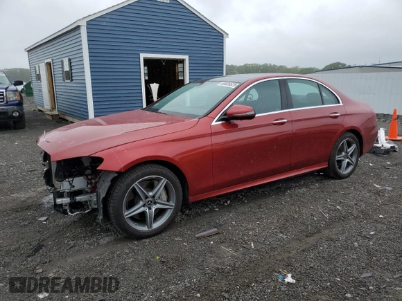 2019 Mercedes-Benz E 300 with VIN WDDZF4KB7KA510425, listed as a Copart auction lot 58826625 with 25,774 mi miles and Salvage title. Bid and sale history available at DreamBid. Image 1.