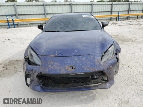 2023 Toyota 86 with VIN JF1ZNBB15P9753934, listed as a Copart auction lot 84543654 with 9,731 mi miles and Non Repairable. Bid and sale history available at DreamBid. Image 5.