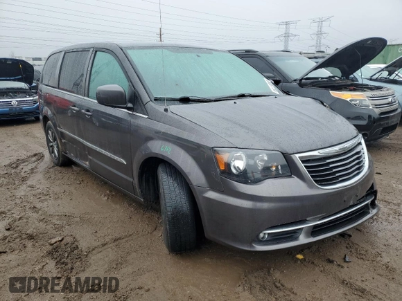 2015 Chrysler Town & Country S with VIN 2C4RC1HG3FR727640, listed as a Copart auction lot 86557734 with Not Provided miles and Salvage Title. Bid and sale history available at DreamBid. Image 4.