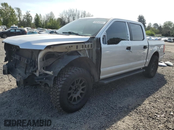 2016 Ford F-150 XL with VIN 1FTEW1CF3GKE75117, listed as a Copart auction lot 54048985 with 132,513 mi miles and Salvage title. Bid and sale history available at DreamBid. Image 1.