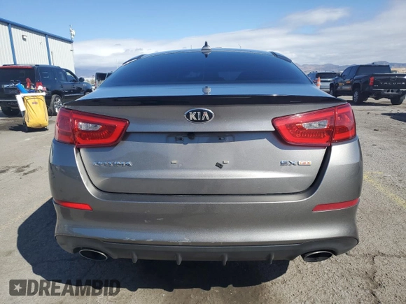 2015 Kia Optima SX with VIN 5XXGR4A76FG497294, listed as a Copart auction lot 48822885 with 91,418 mi miles and Salvage Title. Bid and sale history available at carsss.com. Image 6.