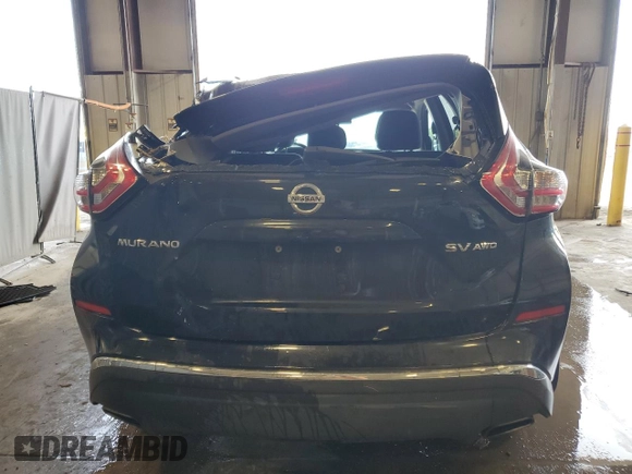 2015 Nissan Murano Platinum with VIN 5N1AZ2MH4FN289932, listed as a Copart auction lot 62149895 with 123,793 mi miles and Salvage title. Bid and sale history available at DreamBid. Image 6.