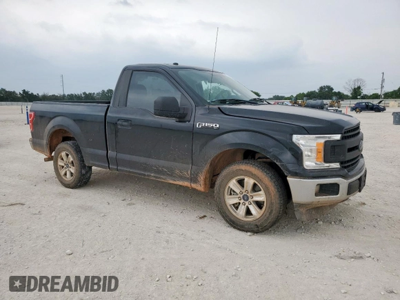 2018 Ford F-150 XL with VIN 1FTMF1CB9JKC79358, listed as a Copart auction lot 57774995 with 112,543 mi miles and Salvage title. Bid and sale history available at DreamBid. Image 4.