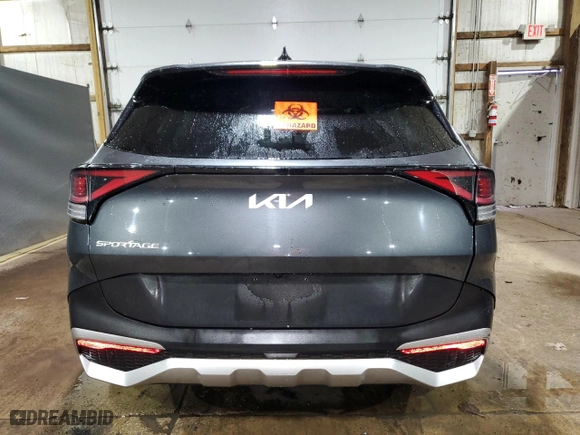2023 Kia Sportage LX with VIN KNDPU3AF6P7160635, listed as a Copart auction lot 51989175 with 44,219 mi miles and Non Repairable. Bid and sale history available at carsss.com. Image 6.