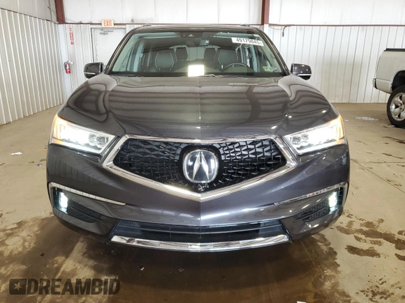 2020 Acura MDX w/Advance Pkg with VIN 5J8YD4H85LL016997, listed as a Copart auction lot 49179845 with 25,331 mi miles and Salvage Title. Bid and sale history available at carsss.com. Image 5.