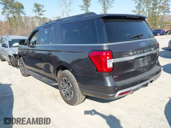 2023 Ford Expedition Max XLT with VIN 1FMJK1J81PEA16290, listed as a IAAI auction lot 41573249 with 56,471 mi miles and . Bid and sale history available at DreamBid. Image 3.