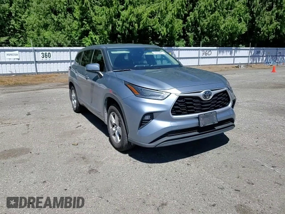 2021 Toyota Highlander L with VIN 5TDBZRBH5MS059988, listed as a Copart auction lot 59023485 with 96,215 mi miles and Salvage title. Bid and sale history available at DreamBid. Image 15.