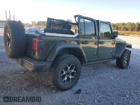 2021 Jeep Wrangler Unlimited Rubicon с VIN 1C4HJXFN6MW652765, выставлен на аукционе Copart как лот 81967164 с пробегом 52 380 миль миль и Списание • Salvage title. История ставок и продаж доступна на DreamBid. Изображение 3.