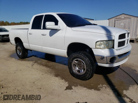 2005 Dodge Ram 2500 SLT with VIN 3D7KS28C15G715424, listed as a Copart auction lot 76980324 with 196,378 mi miles and Non Repairable. Bid and sale history available at carsss.com. Image 4.