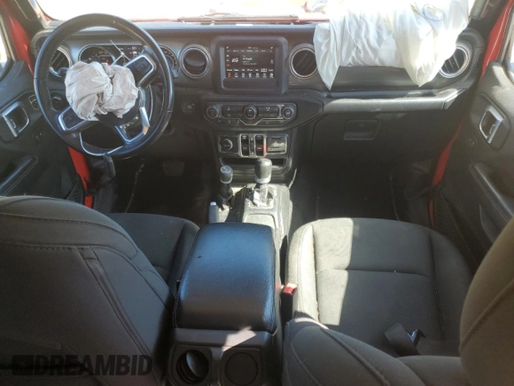 2020 Jeep Wrangler Unlimited Sahara with VIN 1C4HJXENXLW175550, listed as a Copart auction lot 42625175 with 88,518 mi miles and Salvage Title. Bid and sale history available at carsss.com. Image 8.