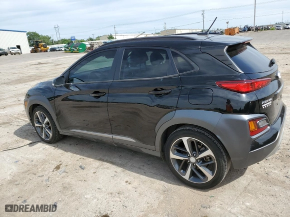 2018 Hyundai Kona Ultimate with VIN KM8K53A5XJU098580, listed as a Copart auction lot 58132274 with 70,963 mi miles and Salvage Title. Bid and sale history available at carsss.com. Image 2.