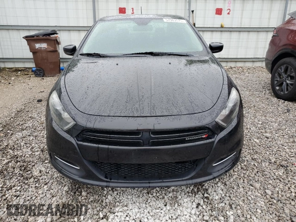 2015 Dodge Dart SXT with VIN 1C3CDFBBXFD415092, listed as a Copart auction lot 57983575 with 112,724 mi miles and Salvage title. Bid and sale history available at DreamBid. Image 5.