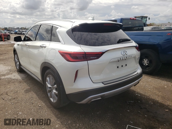 2019 Infiniti QX50 Luxe with VIN 3PCAJ5M13KF137147, listed as a Copart auction lot 64635424 with 30,857 mi miles and Clean Title. Bid and sale history available at DreamBid. Image 3.