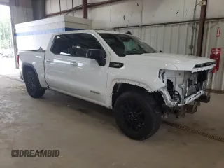 2022 GMC Sierra 1500 Elevation with VIN 3GTU9CET9NG177547, listed as a Copart auction lot 65953654 with 68,249 mi miles and Salvage Title. Bid and sale history available at DreamBid. Image 4.