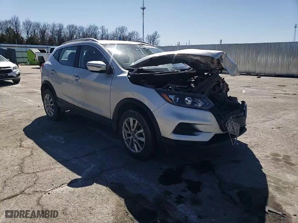 2020 Nissan Rogue Sport SV with VIN JN1BJ1CV8LW548285, listed as a Copart auction lot 48685385 with 77,475 mi miles and Salvage Title. Bid and sale history available at carsss.com. Image 11.