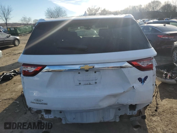 2021 Chevrolet Traverse LS with VIN 1GNERFKW2MJ114492, listed as a Copart auction lot 42866124 with 40,936 mi miles. Bid and sale history available at carsss.com. Image 6.