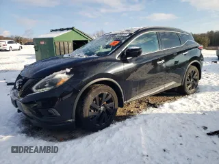 2018 Nissan Murano SL with VIN 5N1AZ2MH6JN134209, listed as a Copart auction lot 44008755 with 58,521 mi miles and Non Repairable. Bid and sale history available at carsss.com. Image 1.