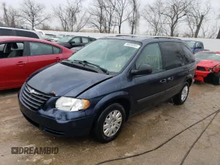 2007 Chrysler Town & Country SWB with VIN 1A4GJ45R57B263524, listed as a Copart auction lot 46038364 with 157,325 mi miles and Salvage Title. Bid and sale history available at carsss.com. Image 1.