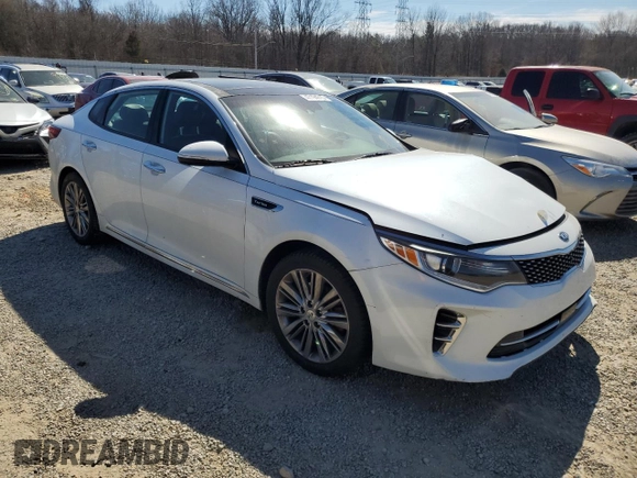 2016 Kia Optima SXL Turbo with VIN 5XXGV4L20GG065492, listed as a Copart auction lot 47194615 with 238,679 mi miles and Salvage title. Bid and sale history available at DreamBid. Image 4.