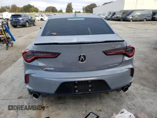 2024 Acura TLX w/A-Spec Package with VIN 19UUB6F59RA000539, listed as a Copart auction lot 77465054 with 4,739 mi miles and Salvage Title. Bid and sale history available at carsss.com. Image 6.