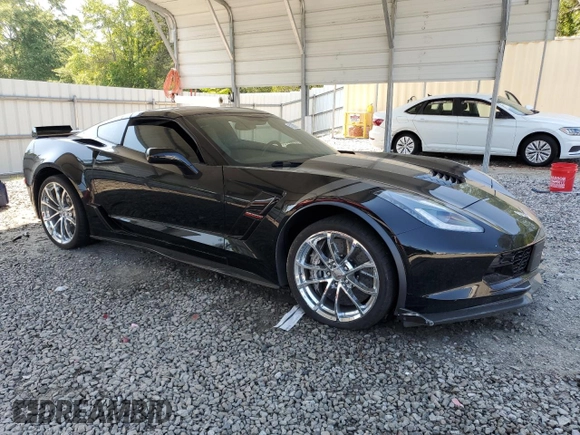 2017 Chevrolet Corvette Grand Sport 2LT with VIN 1G1YY2D71H5106768, listed as a Copart auction lot 51330795 with 40,897 mi miles and Salvage title. Bid and sale history available at DreamBid. Image 4.