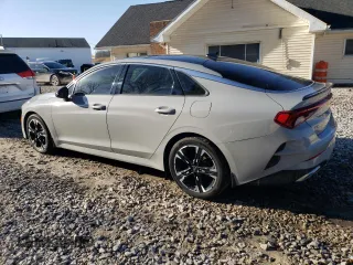 2021 Kia K5 GT-Line with VIN 5XXG64J29MG073151, listed as a Copart auction lot 49581455 with 120,830 mi miles and Salvage Title. Bid and sale history available at carsss.com. Image 2.