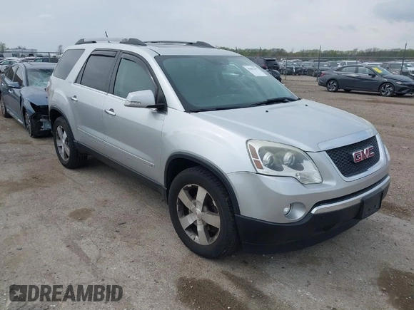 2010 GMC Acadia SLT1 with VIN 1GKLVMED2AJ134252, listed as a IAAI auction lot 42067491 with 174,278 mi miles. Bid and sale history available at carsss.com. Image 1.