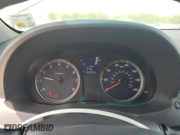 2012 Hyundai Accent GLS z VIN KMHCT4AEXCU081121, wystawiony jako Copart lot #54296235 z przebiegiem 168 986 mil mil oraz Szkoda całkowita • Salvage title. Historia ofert i sprzedaży dostępna na DreamBid. Obrazek 9.