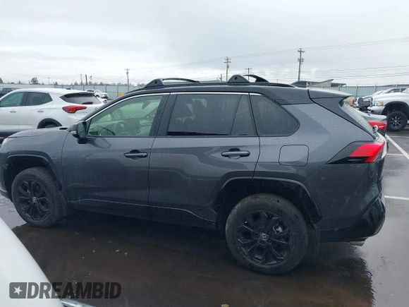2024 Toyota RAV4 Hybrid XSE with VIN JTME6RFV3RD560533, listed as a IAAI auction lot 41756351 with 1 mi miles. Bid and sale history available at carsss.com. Image 15.