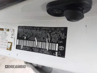2008 Toyota Prius with VIN JTDKB20U083382042, listed as a IAAI auction lot 41995315 with Not Provided miles and . Bid and sale history available at DreamBid. Image 9.