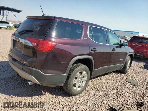 2018 GMC Acadia SLE with VIN 1GKKNRLS8JZ113255, listed as a Copart auction lot 70614924 with 99,065 mi miles and Salvage title. Bid and sale history available at DreamBid. Image 3.