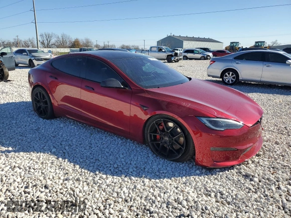2024 Tesla Model S Plaid с VIN 5YJSA1E61RF533045, выставлен на аукционе Copart как лот 86246324 с пробегом Не указан миль и Списание • Salvage title. История ставок и продаж доступна на DreamBid. Изображение 4.