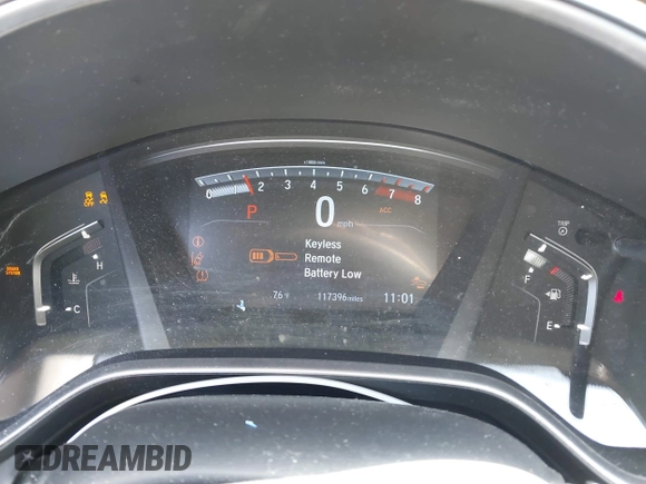 2019 Honda CR-V EX with VIN 5J6RW1H58KA042502, listed as a IAAI auction lot 42001700 with 117,396 mi miles and . Bid and sale history available at DreamBid. Image 7.