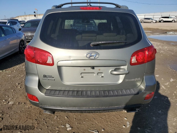 2007 Hyundai Santa Fe GLS with VIN 5NMSG13D37H099321, listed as a Copart auction lot 49317285 with 241,115 mi miles and Salvage Title. Bid and sale history available at carsss.com. Image 6.