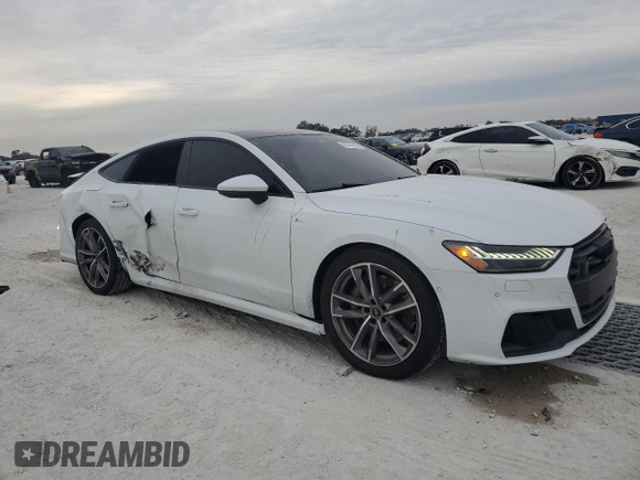 2023 Audi A7 z VIN WAUU2BF25PN017581, wystawiony jako Copart lot #88101535 z przebiegiem 70 698 mil mil oraz Nie do naprawy • Non repairable. Historia ofert i sprzedaży dostępna na DreamBid. Obrazek 4.