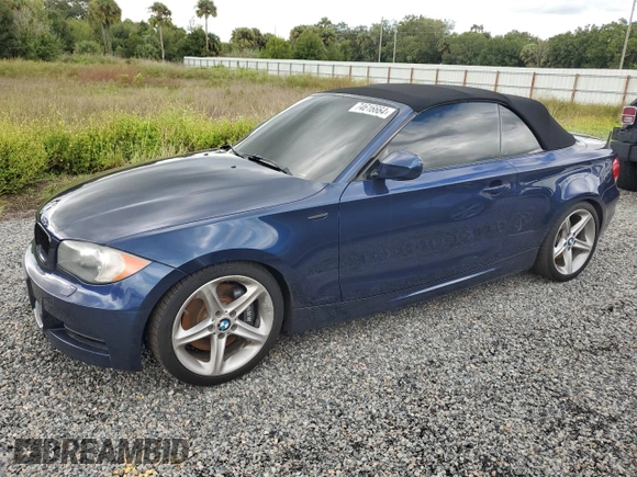 2010 BMW 1 Series 135i with VIN WBAUN9C5XAVK41242, listed as a Copart auction lot 74616664 with Not Provided miles and Salvage Title. Bid and sale history available at carsss.com. Image 1.