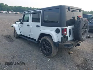 2017 Jeep Wrangler Unlimited Sahara with VIN 1C4HJWEG3HL505307, listed as a IAAI auction lot 42497015 with 92,790 mi miles and . Bid and sale history available at DreamBid. Image 3.