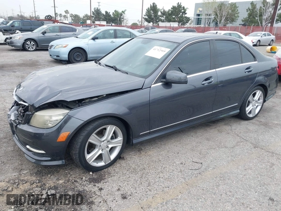 2011 Mercedes-Benz C-Class C 300 Sport with VIN WDDGF5EB5BR133393, listed as a IAAI auction lot 41712905 with 146,428 mi miles. Bid and sale history available at carsss.com. Image 18.