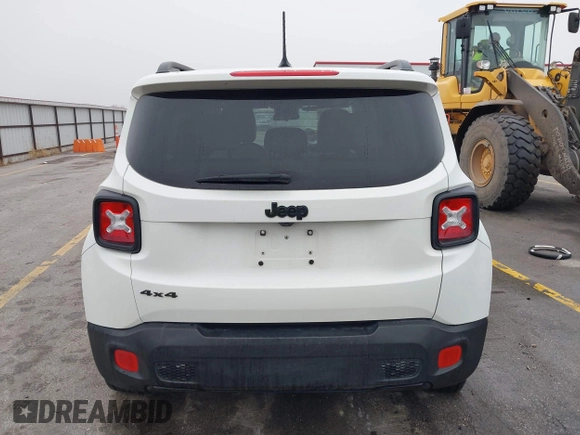 2017 Jeep Renegade Latitude with VIN ZACCJBBB3HPE71456, listed as a IAAI auction lot 41202372 with 72,552 mi miles. Bid and sale history available at carsss.com. Image 16.
