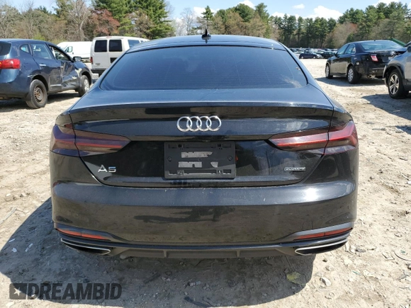 2020 Audi A5 Sportback Premium with VIN WAUANCF57LA006254, listed as a Copart auction lot 48270743 with 79,012 mi miles. Bid and sale history available at carsss.com. Image 6.