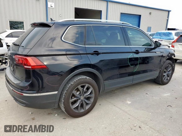 2023 Volkswagen Tiguan SE with VIN 3VVNB7AX2PM095304, listed as a Copart auction lot 56886785 with 29,894 mi miles and Salvage title. Bid and sale history available at DreamBid. Image 3.